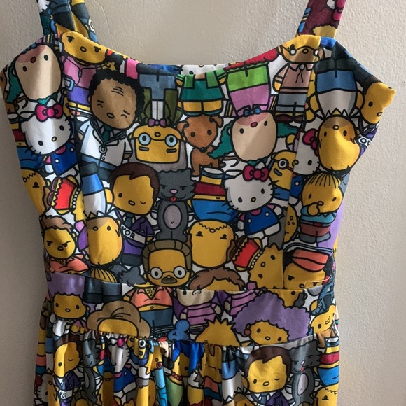 The Simpsons x Hello Kitty Printed Dress - Picture 2 of 5